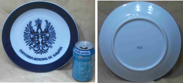 PLATO PORCELANA SARGADELOS CAPITANIA